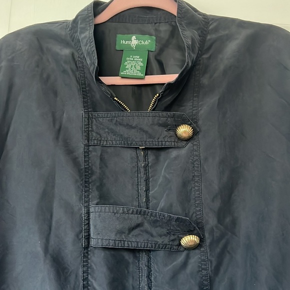 Vintage 1980’s Hunt Club 100% Silk Bomber Jacket - Picture 3 of 3